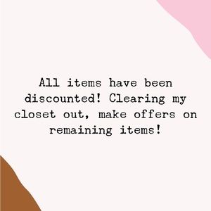 Clearing my closet out!